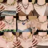 Choker Dulce Fresco Picante para Chica Colgante de Mariposa Collar Cadena Retro con Borla Pesada para Clavícula de Mujer