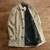 Abrigo de invierno acolchado a prueba de viento e impermeable para hombre estilo europeo y americano, engrosado y acolchado para abrigar, diseño de longitud media