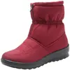 Botas Nuevas de Algodón para Mujer Botas de Invierno para Mujer Talla Grande para Adultos Mayores Botas de Nieve Cálidas Zapatos para Madre 41-43