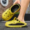 Chinelos de Verão para Uso Externo com Solado Macio, Chinelos Fechados para Homens, Jovens, Esportivos Casuais, Uso Duplo para Praia