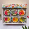 Pingente Criativo de Bolinho de Cristal Steamer Squishy, Alto Valor Estético, Brinquedo de Comida Realista Fofo, Brinquedo Squishy para Alívio de Estresse Infantil