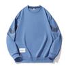 Sudadera Casual de Cuello Redondo para Hombre y Mujer, Versátil para Otoño, Moda, Anti-golpes, Dobladillo de Canalé para Parejas, Moda para Salir