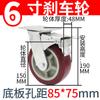 Produção de roda universal de PVC silenciosa para serviço pesado com freio 4568 polegadas carrinho de mão carrinho de carga industrial rodízios