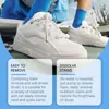 Limpiador de Tenis Jakehoe, Limpiador de Espuma para Zapatos Blancos, Elimina Rápidamente las Manchas Sin Dañar la Superficie del Zapato, Viene con un Cabezal de Cepillo