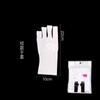 Guantes para Uñas, Guantes de Protección Ligera, Antideslizantes, Resistentes al Calor, Guantes sin Dedos para Tratamiento de Uñas con Gel UV, Herramientas para Uñas
