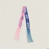 Moda Primavera Estilo Coreano Novo Lenço Longo Decorativo Versátil com Franjas para Mulheres Amarrado à Bolsa Fita Fita de Seda