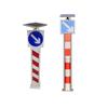 Columna de Advertencia Solar Columna Intermitente de Tráfico Carretero Luz de Señalización Indicadora de Desvío de Vehículos Luz Indicadora de Advertencia de Rampa