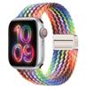 Para apple iwatch pulseira de relógio de nylon trançado com fivela magnética respirável moda S10 pulseira universal