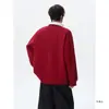 Outono pala oblíqua plus size desconstruído peso pesado rua americana cool marca tendência corte solto tamanho grande gola alta moletom top masculino