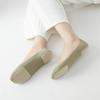 Calcetines de Verano Finos de Algodón para Mujer, Calcetines Invisibles de Seda de Hielo, Calcetines de Algodón con Masaje de Esponja, Transpirables y Absorbentes de Sudor para Mujer