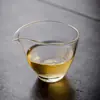 Taza de Fermentación Japonesa con Forma de Gota de Agua al por Mayor, Vidrio Resistente al Calor Hecho a Mano, Taza de Té Engrosada para Juego de Té Kung Fu