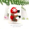 Nuevos accesorios para el cabello de Navidad lindos divertidos sombrero de Navidad lazo de árbol de Navidad clip de pico de pato juego de horquillas navideñas para niños