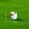 Pato amarillo colorido DIY Decoración de paisaje de musgo accesorios colgantes mini sobremesa micro paisaje miniaturas pequeños adornos