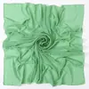 Chiffon 110 x 110cm Quadrado Grande Transfronteiriço Cor Sólida Pérola Chiffon Lenço Lenço Quadrado Malaio Cobertura de Cabeça