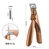 Cortauñas de Acero Inoxidable en Forma de U para Uñas Postizas DIY, Tijeras para Uñas, Herramientas para Uñas de Calidad Profesional para Salones de Uñas al por Mayor