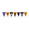 Fabricante de bandeiras de Halloween oferece atacado de bandeiras triangulares para decoração de festa, bandeiras de cauda de peixe e decorações de atmosfera para o festival fantasma