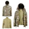 Jaqueta Corta-Vento Três-Em-Um para Outono e Inverno, para Atividades ao Ar Livre, Lã Quente, Camuflada, com Capuz, Jaqueta Tática, Atacado