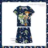 Pijama Infantil para Meninas, Meninos Médios e Grandes, Shorts de Manga Curta, Conjunto de Pijama Temático de Caça de Desenho Animado para Meninas, Conjunto de Roupa para Casa do Sudeste Asiático