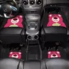 Alfombrilla de Suelo Universal Antideslizante de Dibujos Animados para Coche, Alfombrilla de Suelo de Coche de una Sola Pieza para Asiento Principal del Conductor de Niñas, Alfombrilla de Coche de Alfombra Superior