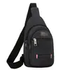 Riñonera de lona transfronteriza nueva para hombre, bolsa de pecho para hombre, mochila de moda para hombre, bolso de hombro, bolsa cruzada deportiva multifuncional