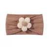 Diademas para Bebé de Venta Caliente en Comercio Exterior Europeo y Americano, Lindas y Suaves Diademas Florales de Nylon para Bebés Niñas, Diademas Suaves para Cabello de Bebé 4117