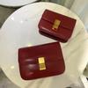 Bolso Tofu de Piel de Vaca con Patrón de Lagarto para Mujer Nuevo Otoño e Invierno 2023 Bolso Caja Clásico Vintage Bolso de Hombro de Cuero Genuino Bolso Cruzado