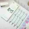 Caneta Gel com Botão Shark Cat, Gato da Sorte Sandy, Caneta Fofa para Prova, Caneta Zebra Preta de Secagem Rápida, Caneta Desenho de Gatinho