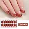 Fábrica Zhengxiang Personalizado ODM Folha de Bordo Verde Película de Esmalte para Unhas Adesivos de Nail Art Gradiente Adesivos Frescos para Unhas OEM