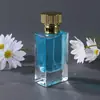 Botella Dosificadora de Perfume 50ml Cuadrada Fondo Grueso Spray Botella Vacía Empaque Vidrio a Presión en Stock Botella de Perfume de Vidrio a Presión