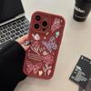 Funda de Teléfono Anticaídas con Dibujo de Mariposa a Mano para iPhone 15, Cubierta Completa de Silicona Suave para Lente, Funda Protectora Apple 17Pm