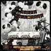 Nuevo Banner de Decoración para Fiesta Temática de Halloween Globo de Película de Aluminio Cortina de Lluvia Decoración de Fiesta con Globos
