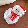 Nuevo Clip Navideño Copo de Nieve Árbol de Navidad Papá Noel Accesorios para el Cabello Brillo Fino Atmósfera Festiva Pinza para el Cabello de Niña