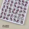 Decorações de Unhas Artísticas Brilhantes de Alta Qualidade Sem Base, Cubo de Açúcar Cortado de Luxo Leve, Decorações de Unhas Ovo de Pomba Atacado