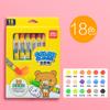 Deli - Pincel de crayón para bebé, lápiz de color, cera, apto para jardín de infantes, lavable y seguro, venta al por mayor