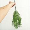 Simulación Mimbre hoja de sauce decoración de interiores para colgar en la pared techo adornos de flores falsas simulación planta verde ratán verde accesorios de fotografía