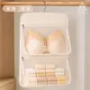Bolsa de almacenamiento para ropa interior, organizador colgante para armarios, adecuado para dormitorios, para guardar sujetadores, lencería, calcetines y ropa interior