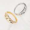 Moda Europea y Americana Pulsera de Giro Nuevo Diseño de Nicho Metal de Gama Alta Pulsera Rayada Retro Hebilla de Resorte