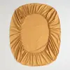Sábana Bajera de Algodón de Fibra Larga de Xinjiang, Pieza Única, Algodón Puro, Todo Algodón Satén, Cubre Cama, Protector de Colchón, Funda de Ropa de Cama