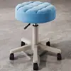 Silla de Peluquería Barbería Hogar Manicura Taburete Redondo Taburete de Belleza Salón de Belleza Giratorio Elevador Polea