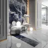 Losa de Roca Real Pulida Brillante de 1000X3000X9mm para Piso, Pared y Cubierta de Cocina, Azulejos Integrados de Losa de Roca para Toda la Casa