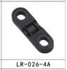 Espaçamento entre Furos 14-15mm Plástico Placa de Crimpage Curva Nylon Fivela de Crimpage de Uma Palavra Protege Plástico Linha de Fixação de Fio Cartão