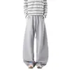 Pantalones Casuales para Hombre Nuevos Otoño e Invierno 2025 65% Algodón 35% Poliéster Color Puro Simples Pantalones Jogger Scimitar para Hombre