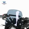 Braço de suporte para para-brisa de moto muscle car Wolf adequado para Benda Napoleon 450, com apoio de braço, para-brisa com cola temperada resistente a estilhaços