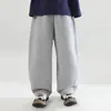 Valle del Viento 2026 Otoño Nuevo Estilo Japonés Coreano Versátil Pantalones de Chándal de Punto para Niños Estilo Perezoso Pantalones de Pierna Ancha para Niños Primavera Otoño