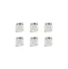 Rhinestones Acrílicos Cuadrados Facetados de Fondo Plano 7*8mm para Uñas y Accesorios de Aretes DIY, Muestra Disponible para Personalización
