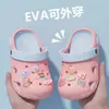 Zuecos para Niñas, Calzado de Verano para Exteriores, Nuevo Modelo 2026 Pantuflas para Bebés, Sandalias Cerradas Antideslizantes para Exteriores y Playa para Niños