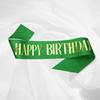 Nuevo Inglés feliz cumpleaños Cumpleaños Correa de Hombro Cumpleaños Banda para el Cabello Corona Idioma Banda para el Cabello Brillo Dorado Transfronterizo