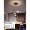 Lámpara de araña de lujo con luz de Internet, lámpara nórdica para dormitorio, moderna, sencilla y atmosférica, para sala de estar, lámpara creativa para comedor, lámpara de mesa para bar.