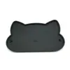 Tapete de Silicona para Mascotas Transfronterizo Impermeable Antideslizante Tapete de Alimentación Borde Elevado Tapete para Comida Tapete para Comedero de Gato y Perro Tapete para Comida de Gato