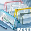 Bolsa de Lápices Transparente para Exámenes, Bolsa Especial de Papelería para Estudiantes de Primaria, Especial para Exámenes, Caja de Papelería Simple para Mujeres, Almacenamiento de Bolsa de Lápices
